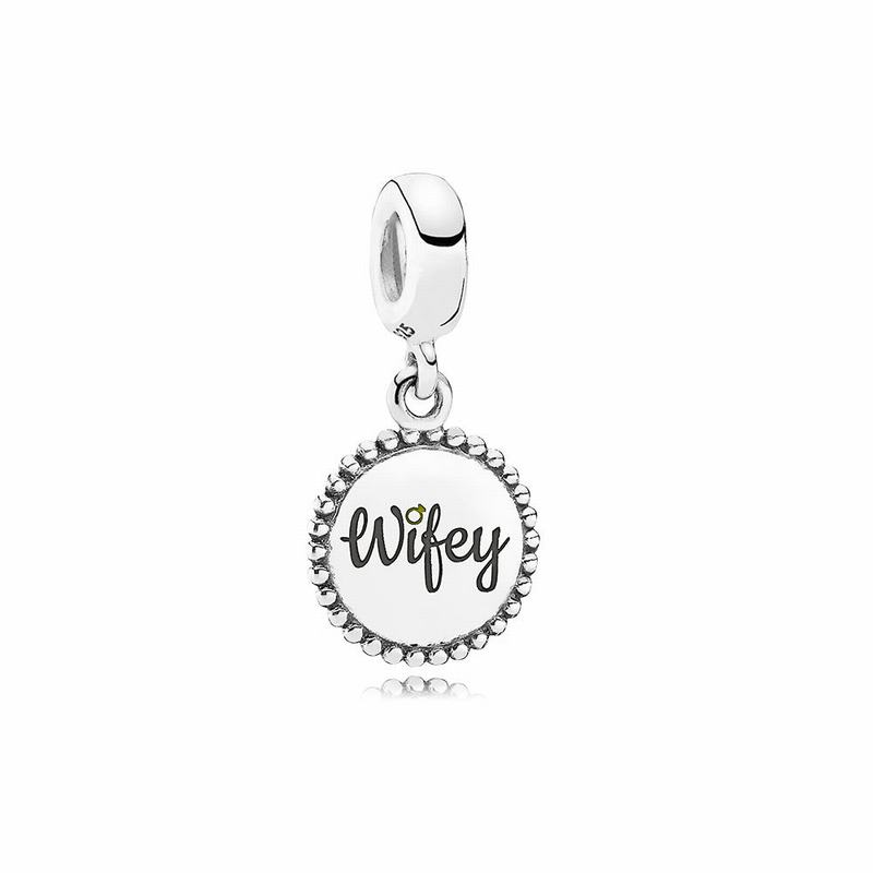 Pandora Australia Wifey Charm - Sterling Silver | CVENIB162